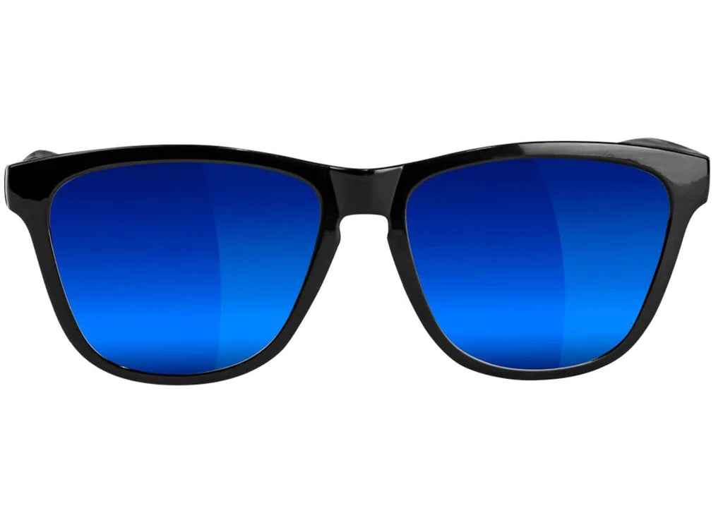 Glassy - Deric Polarized - Black/Blue Mirror - GlassyEyewearUK