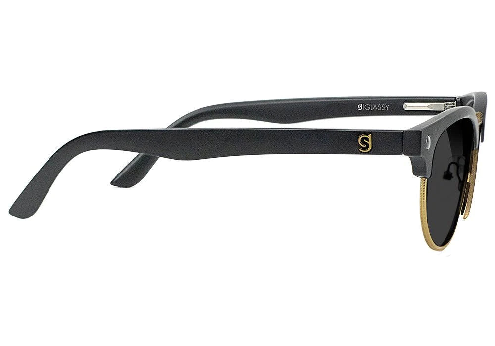 Glassy - Morrison Polarized - Black/Gold - GlassyEyewearUK