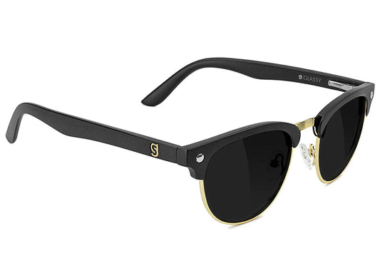 Glassy - Morrison Polarized - Black/Gold - GlassyEyewearUK