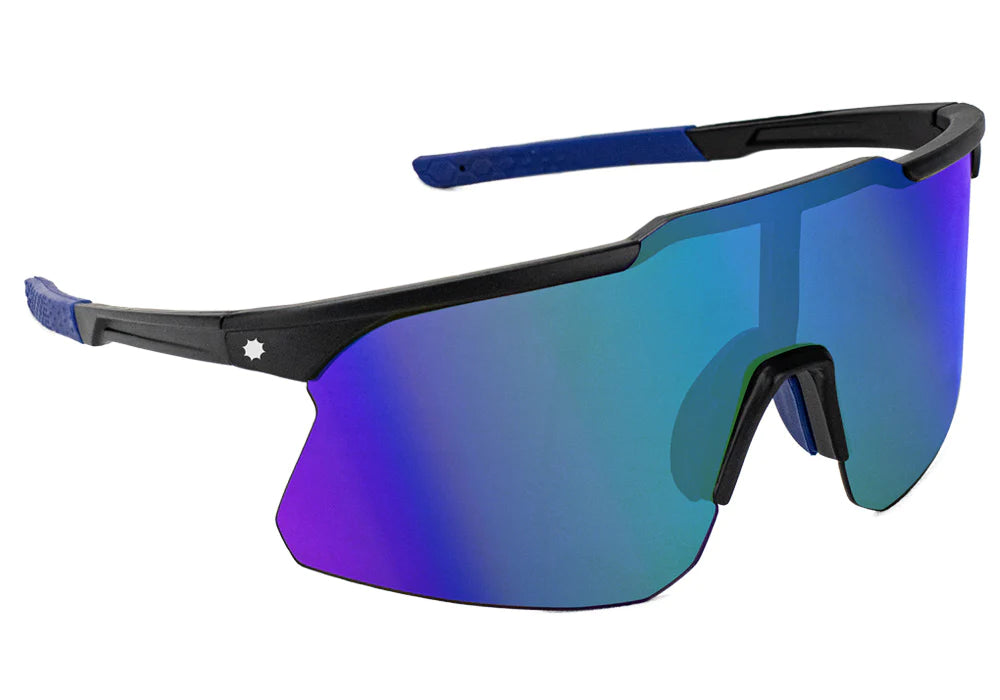 Glassy - Cooper - Black/Blue Mirror - GlassyEyewearUK
