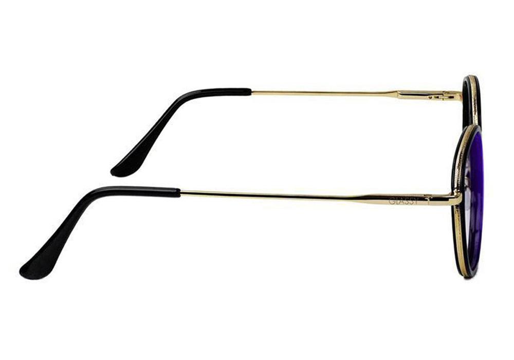 Lincoln - Premium Gaming Glasses - Black/Gold - GlassyEyewearUK