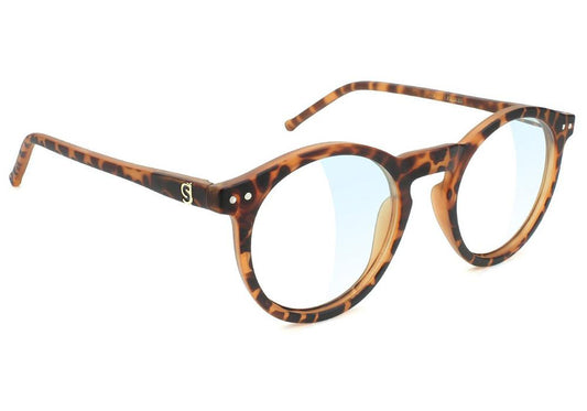 TimTim - Premium Gaming - Matte Tortoise/Clear - GlassyEyewearUK