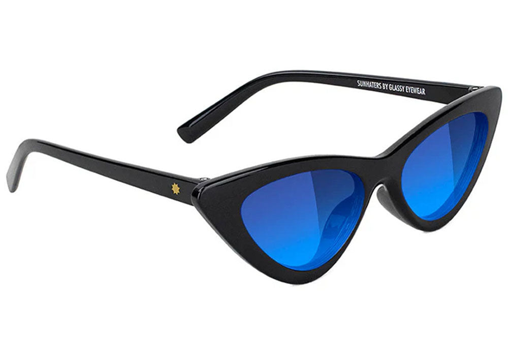 Glassy - Billie Polarized - Black/Blue Lens