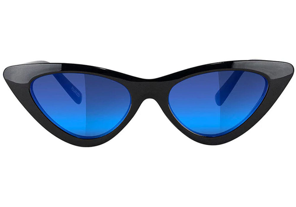 Glassy - Billie Polarized - Black/Blue Lens