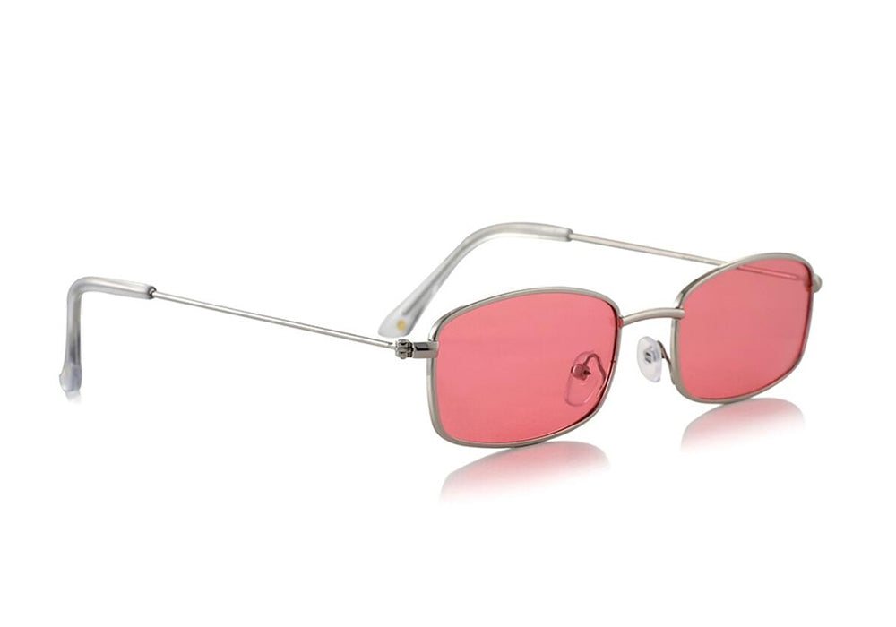 Glassy - Rae Polarized - Silver/Pink Mirror