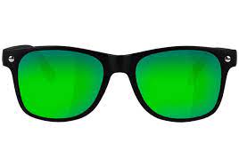 Glassy - Leonard Polarized - Black/Green Mirror - GlassyEyewearUK