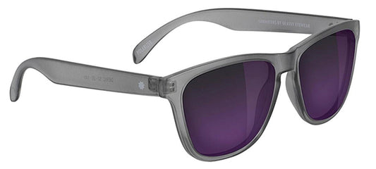 Glassy - Deric Polarized - Transparent Dark Grey/Purple Mirror - GlassyEyewearUK